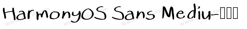 Harmony0S Sans Mediu字体转换
